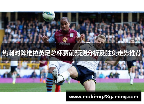 热刺对阵维拉英足总杯赛前预测分析及胜负走势推荐