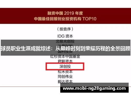 球员职业生涯成就综述:从巅峰时刻到荣耀历程的全景回顾 球员职业生涯成就综述:从巅峰时刻到荣耀历程的全景回顾
